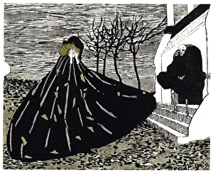 Nikolai Petrovich 1878 1941 Prints: Autumn (Illustration for the Magazine Mir Iskusstva)