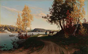 Autumn Landscape, 1878. Creator: Fanny Churberg