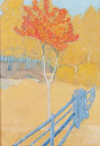 Autumnal Prints: Autumn landscape, 1906. Creator: John Sten