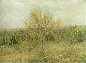 Karol Miloslav Lehotski Prints: Autumn landscape, 1912. Creator: Karol Miloslav Lehotsky