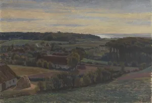 Peter Marius Hansen Prints: Autumn Landscape, 1916-1920. Creator: Peter Hansen