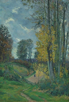 Guillaumin Jean Baptiste Armand Prints: Autumn landscape, c1876. Creator: Armand Guillaumin