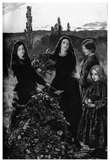 Images Dated 18th February 2009: Autumn Leaves, 1895.Artist: Henry Macbeth-Raeburn