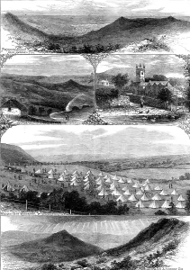 Moor Prints: The Autumn Manoeuvres on Dartmoor, 1873. Creator: Unknown