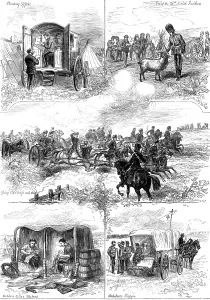 Cavalry Officer Prints: The Autumn Manoeuvres on Dartmoor, 1873. Creator: Unknown