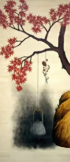 Shibata Gallery: Autumn Maple, late 19th century. Creator: Shibata Zeshin