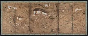 Tosa School Prints: Autumn in the Mountains, 1600s. Creator: Tosa School (Japanese)