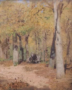 Isaak Ilyich 1860 1900 Gallery: Autumn Musings, 1883. Artist: Levitan, Isaak Ilyich (1860-1900)