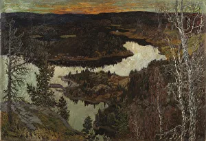 Autumn, Nordingrå, 1910. Creator: Helmer Osslund