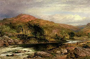 North Wales Prints: Autumn in North Wales, 1867. Creator: Benjamin Williams Leader