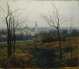 Edge Of The Forest Prints: Autumn is Over, 1887. Artist: Pervukhin, Konstantin Konstantinovich (1863-1915)