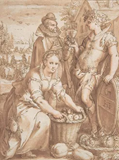 Autumn; Study for an Engraving, n. d Creator: Jan Saenredam