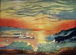 Iceberg Gallery: The Autumn Sunset, c1908, (1909). Artist: George Marston