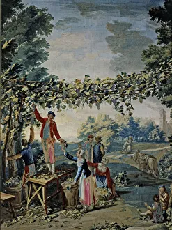 Images Dated 13th May 2014: Autumn (The harvest). Tapestry by James Amigoni