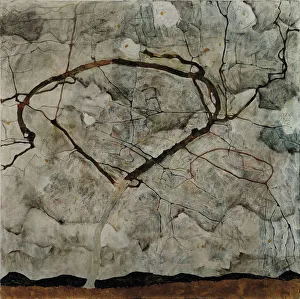 Autumn Tree In Turbulent Air, 1912. Artist: Schiele, Egon (1890?1918)