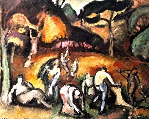 Harvest Festival Prints: Autumn Works, 1907. Artist: Othon Friesz