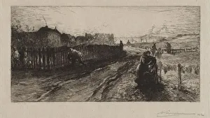 Aux Fortifications, Porte de Versailles, 1890. Creator: Auguste Louis Lepere (French