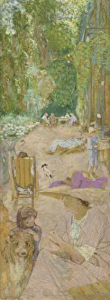 Edouard 1868 1940 Gallery: Aux Pavillons a Cricqueboeuf, 1911. Creator: Vuillard, Edouard (1868-1940)