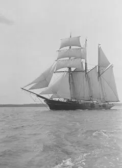 Sailing Collection: The auxiliary sailing ship Sunbeam, 1911. Creator: Kirk & Sons of Cowes