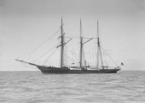 The auxiliary sailing ship Sunbeam, 1911. Creator: Kirk & Sons of Cowes