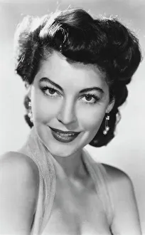 Smiling Collection: Ava Gardner, American actress, 20th century. Artist: Metro-Goldwyn-Mayer