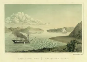Avacha Bay, Kamchatka, 1856. Creator: Ivan Dem'ianovich Bulychev