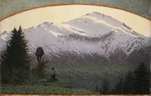 Ave Maria della sera, 1910. Creator: Morbelli, Angelo (1853-1919)