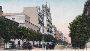 Buenos Aires Prints: Avenida de Mayo, Buenos Aires, Argentina, early 20th century