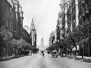 Argentinian Prints: Avenida de Mayo (May Avenue), Buenos Aires, Argentina