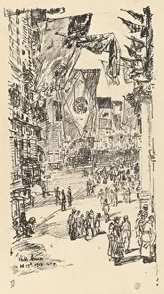 Avenue of the Allies, 1918. Creator: Frederick Childe Hassam
