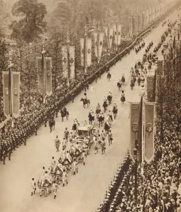 State Carriage Prints: Avenue of Banners, May 12 1937