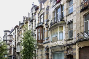 Avenue Jean Volders / Rue Vanderschrick, Brussels, Belgium, (1904), c2014-c2017. Artist