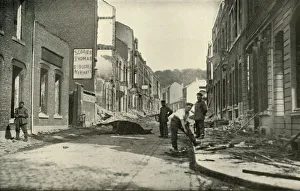 Wallonia Prints: The Avenue De Mstricht, Vise, (1919). Creator: Unknown