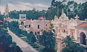 Balboa Park Gallery: The Avenue of Palaces, c1935