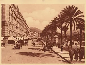 La Cote Dazur De Marseille A Menton Prints: Avenue of Verdun, Nice, 1930. Creator: Unknown