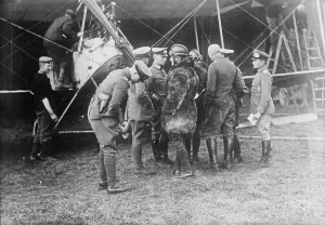 Landing Ground Prints: Aviator officer of Germany, Dec 1914. Creator: Bain News Service