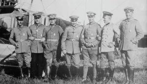 Aviators Prints: Aviators decorated with iron cross: Saenger