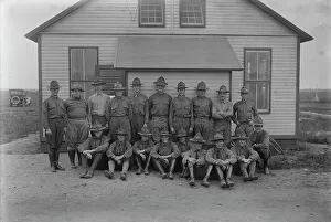 Aviators Prints: Aviators, Mineola, between 1917 and 1918. Creator: Bain News Service