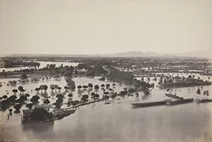 Avignon (Flood of 1856) (Avignon [Inondation de 1856]), 1856. Creator: Edouard Baldus