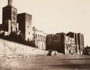 édouard Baldus Collection: Avignon, Palais des Papes, 1859 or after. Creator: Edouard Baldus
