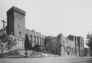 Papal Palace Prints: Avignon - Popes Palace, c1925