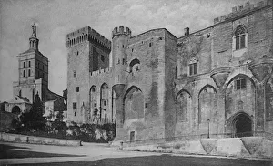 Avignon - Popes Palace and Cathedral, c1925