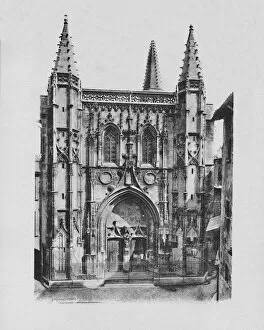 Gothic Style Gallery: Avignon - St. Peters Church, c1925