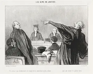 Facial Expressions Prints: Un avocat qui evidemment est rempli de la conviction la plus intime