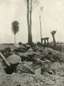 Awaiting the Attack, (1919). Creator: Unknown