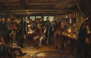 Dudley Robert Charles Prints: Awaiting the Reply, ca. 1866. Creator: Robert Charles Dudley