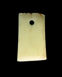 Jadejade Prints: Axe, Neolithic period, probably Dawenkou culture, c. 3000-2500 B. C. Creator: Unknown