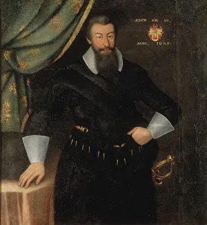 Axel Oxenstierna Prints: Axel Oxenstierna of Södermöre, 1626. Creator: Jacob Heinrich Elbfas
