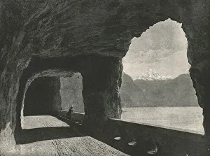 The Axenstrasse, near Fluelen, Switzerland, 1895. Creator: Unknown