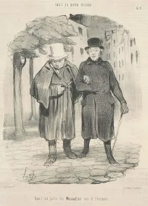 Businessmen Prints: Ayant fait partie des Muscadins sous le Directoire, 19th century. Creator: Honore Daumier